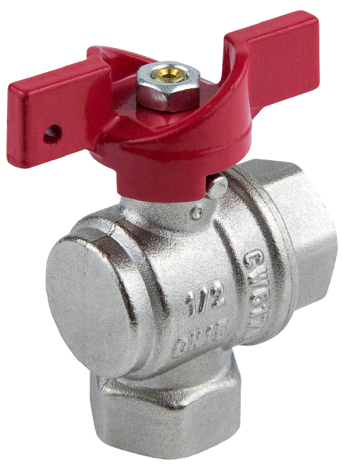 Краны шаровые латунные угловые ВР/ВР бабочка в Санкт-Петербурге ...