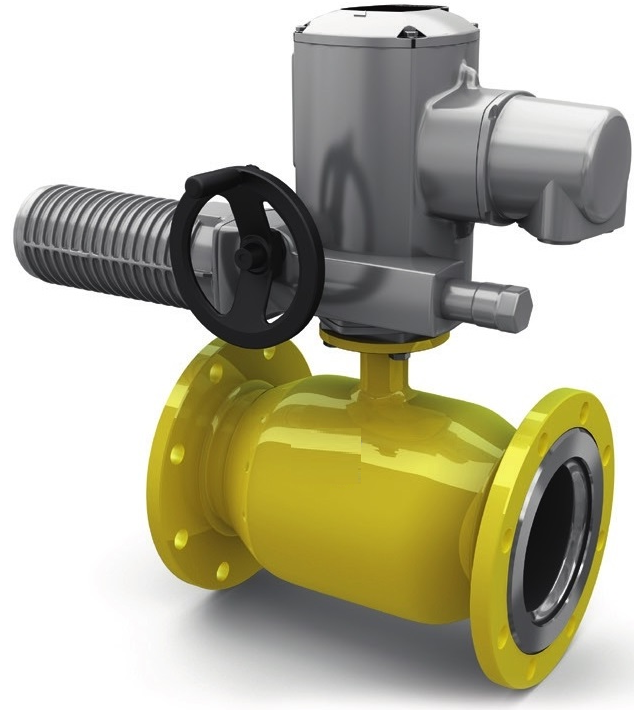 Краны шаровые цельносварные фланцевые полнопроходные электропривод ...