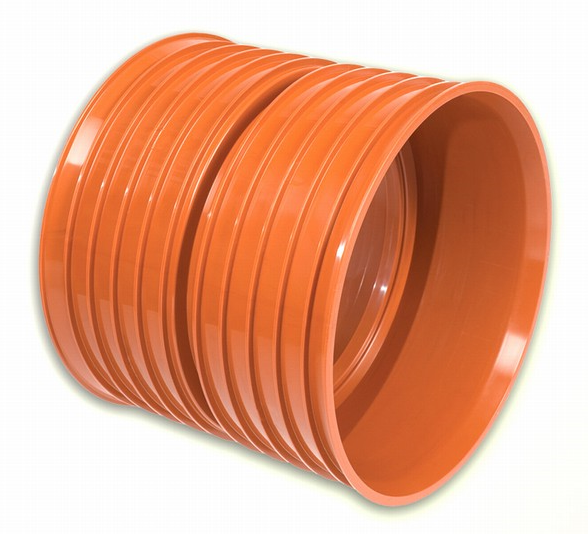 Муфта соединительная с упором для гофрированных ПП труб DN/OD 285 в ...