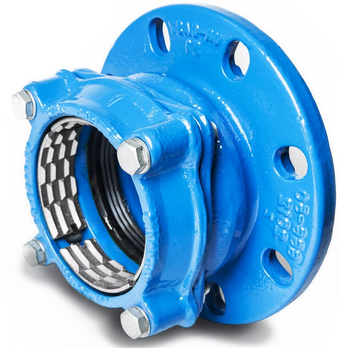 Фланец обжимной фиксирующий для ПНД и ПВХ труб Ду 350 PE 355 в Санкт ...