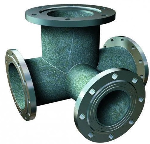 Тройник фланцевый с пожарной подставкой ППТФ ВЧШГ Ду 250/250 в Санкт ...